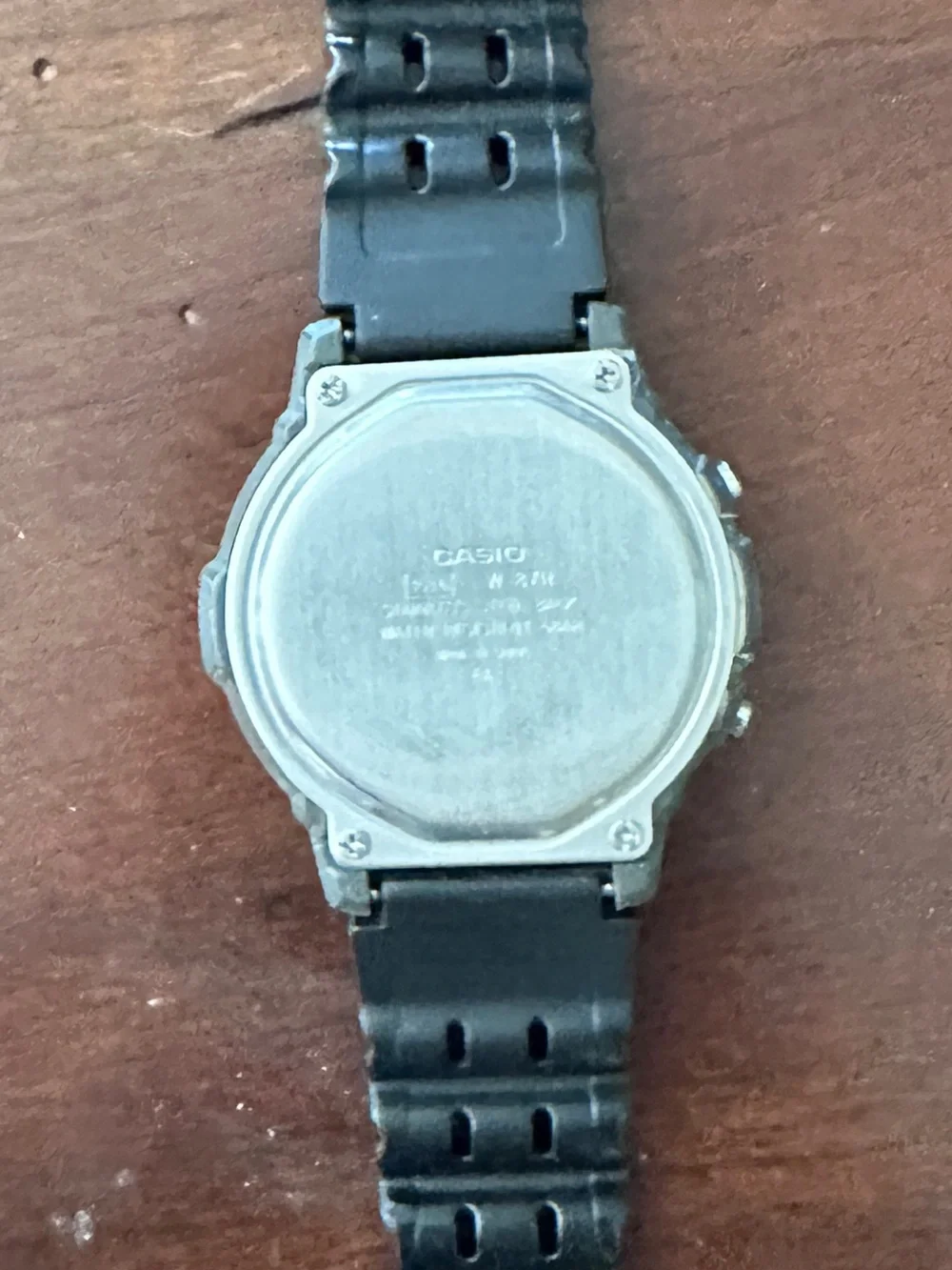 Casio Black Digital Illuminator Watch with Silver Accents